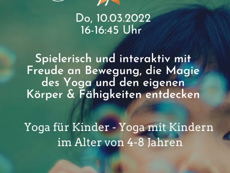 Donnerstags Kinder Yoga mit Yvi