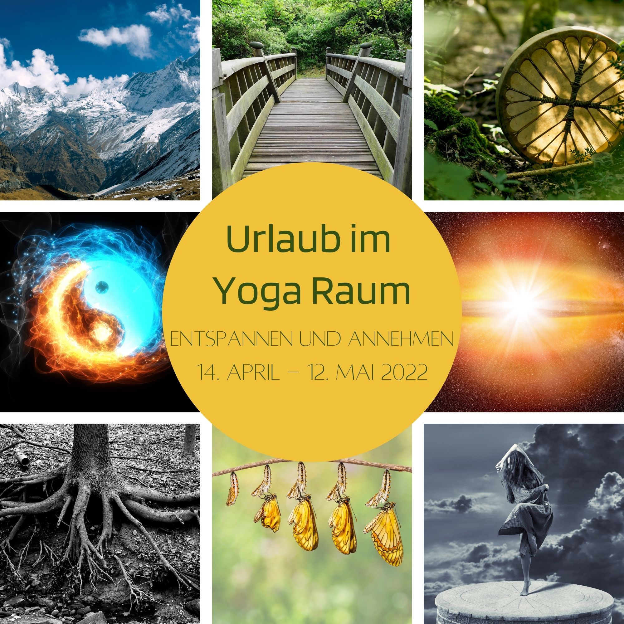 14. April – 12. Mai: Urlaub im Karuna Yoga Raum
