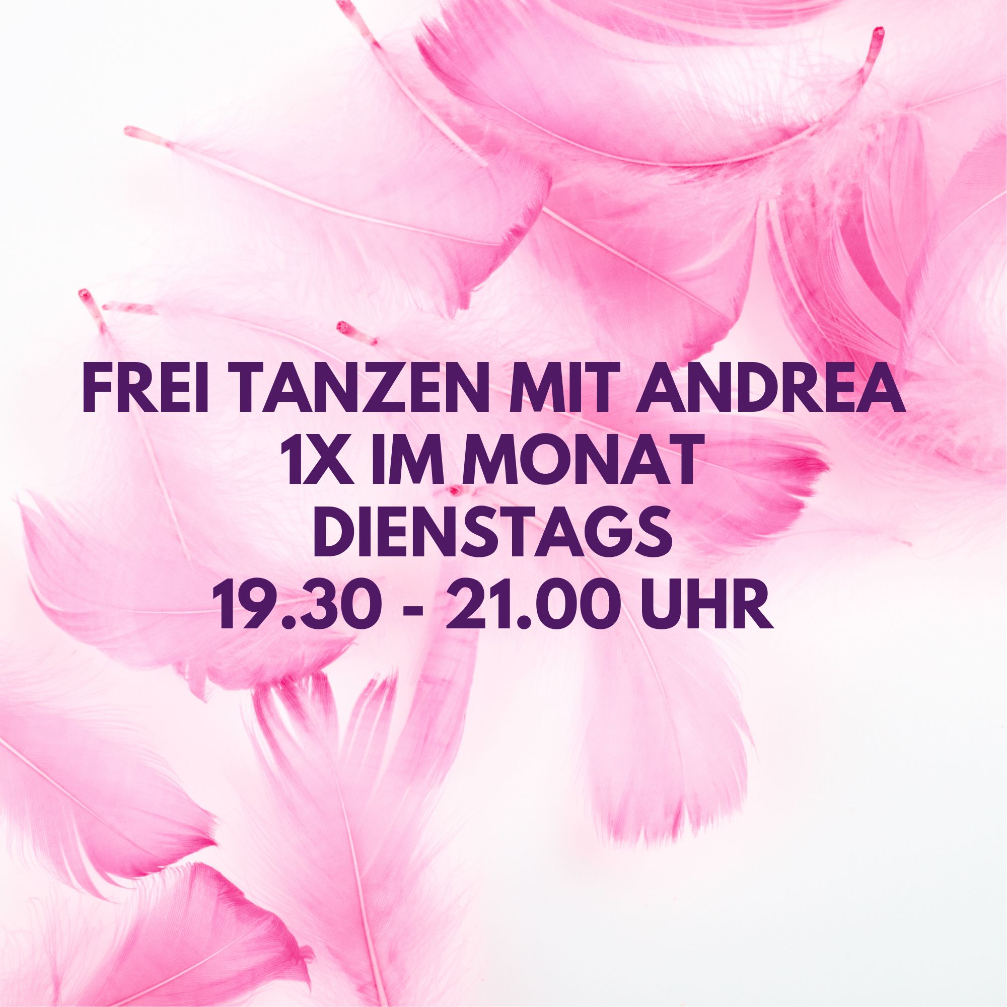 Dienstag, den 10. Januar 23 um 18.30 Uhr: Frei Tanzen mit Andrea Bieberstein