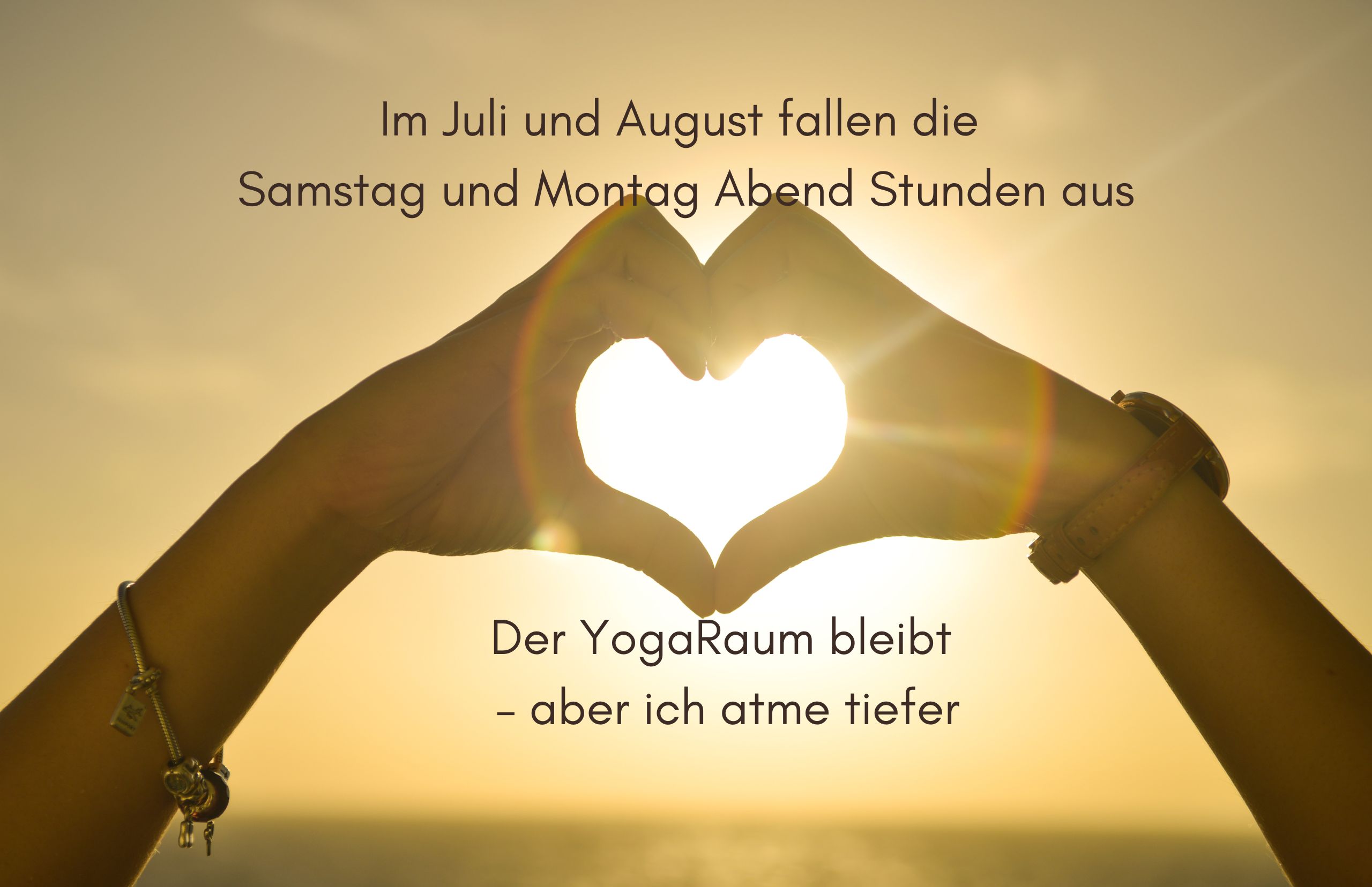 Achtung Stundenplan Änderung: Der Karuna Yoga Raum bleibt – aber ich atme tiefer