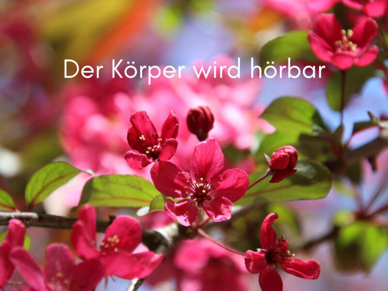 Der Körper wird hörbar