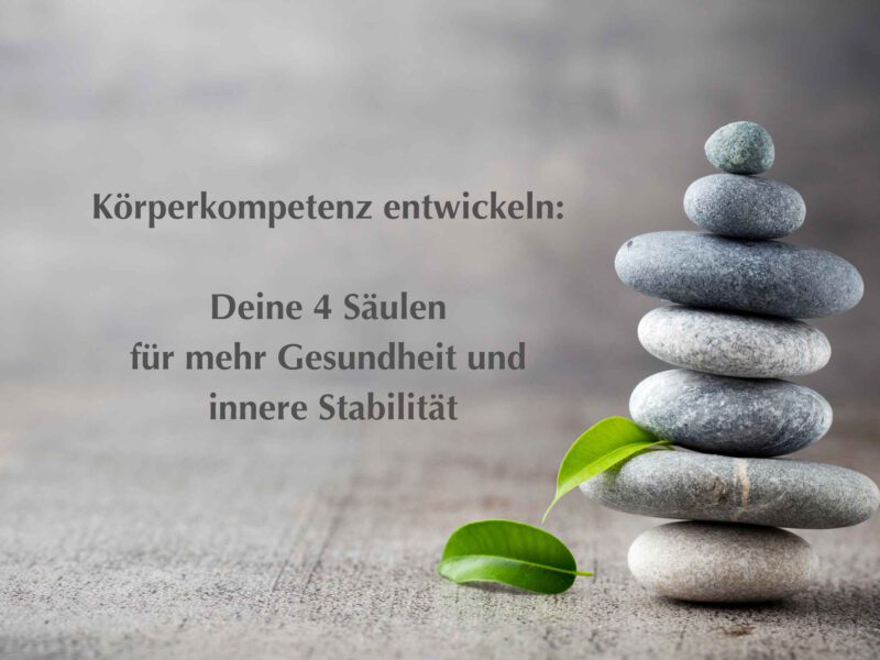 Körperkompetenz entwickeln: Vier Säulen für mehr Gesundheit und innere Stabilität